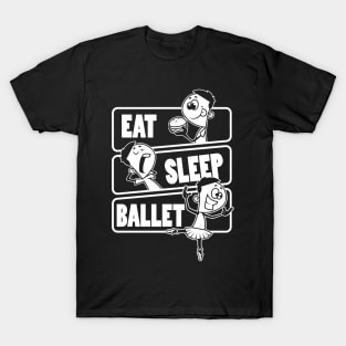 Eat Sleep Ballet - Ballerina Dancer Gift product T-Shirt